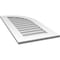 Ekena Millwork Quarter Round Top Right Surface Mount PVC Gable Vent w/ 3-1/2"W x 1"P Standard Frame, 18"W x 38"H GVPQR18X3801SN - alternate 5